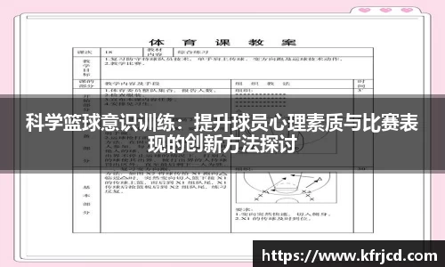 星空xk体育科学篮球意识训练：提升球员心理素质与比赛表现的创新方法探讨